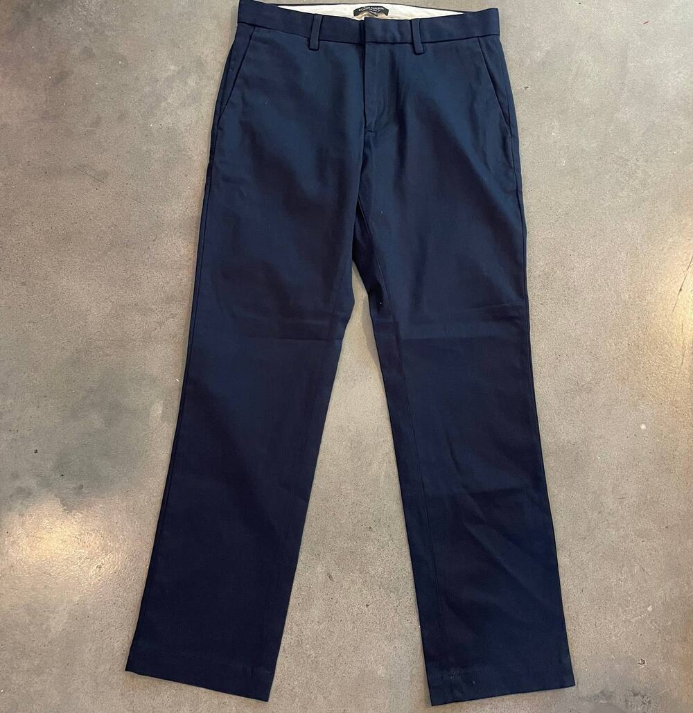 Banana Republic Emerson Straight Fit Mens Chino Slacks black dress pants 30 x 30